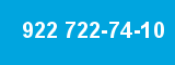 922 722-74-10 922 722-74-10